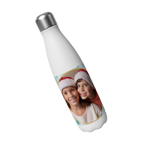 christmas photo bottle