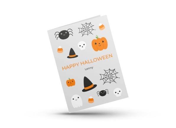 Happy halloween card
