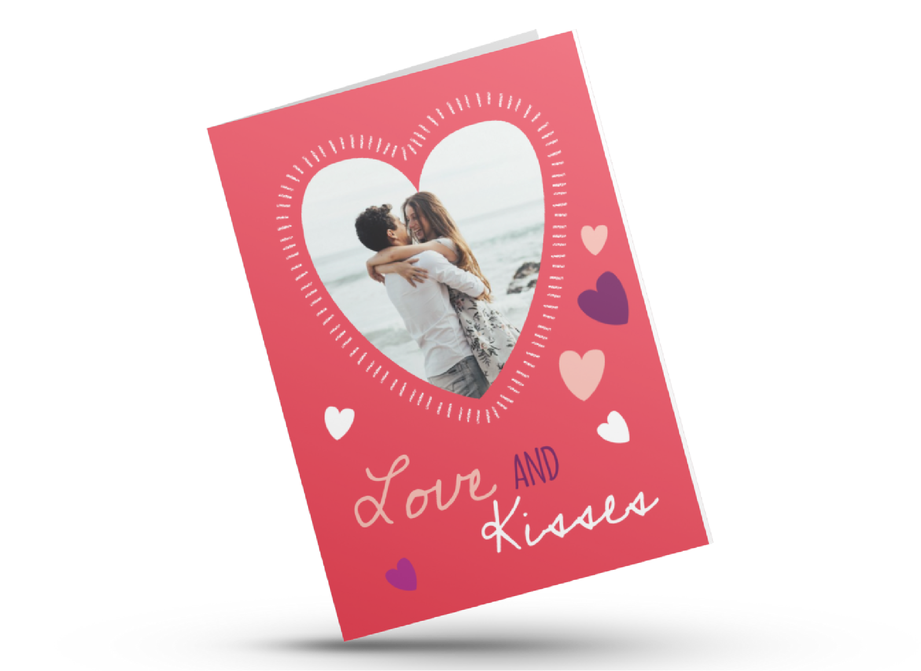 Love and Kisses valentines card